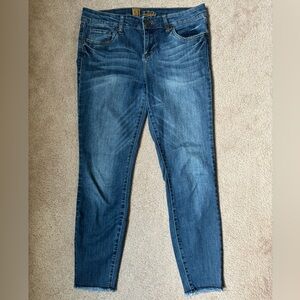 Kut From The Kloth Raw Hem Skinny Jeans Size 8